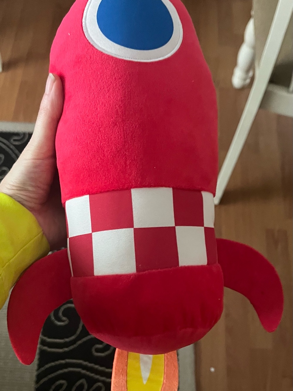Kohl's Red Plush Rocket kids Toy with Blue Eye